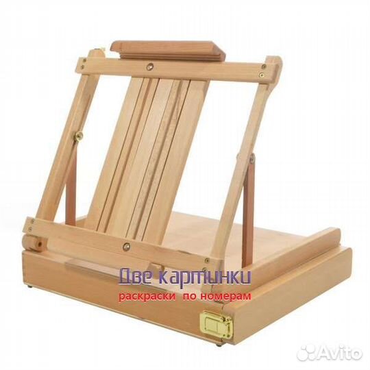 Мольберт этюдник (этюдный ящик) 86см, настольный