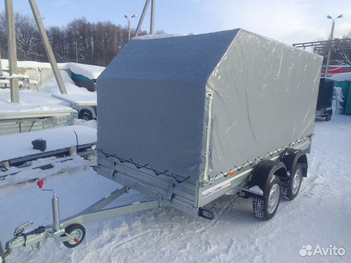 Прицеп бортовой, оцинкованный 3,44х1,5м. Рассрочка