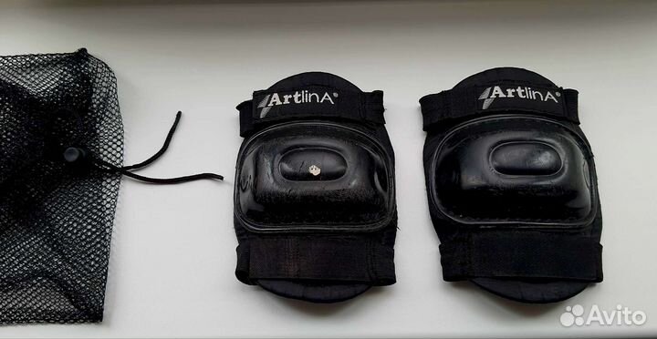 Ноколенники Б/У. На возраст 6-8 лет