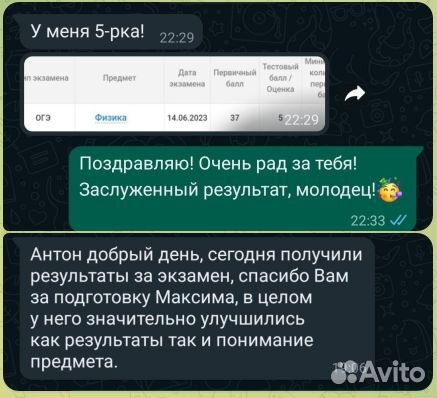 Репетитор по физике (огэ, егэ, успеваемость)