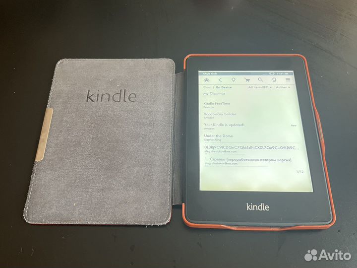 Электронная книга amazon kindle paperwhite