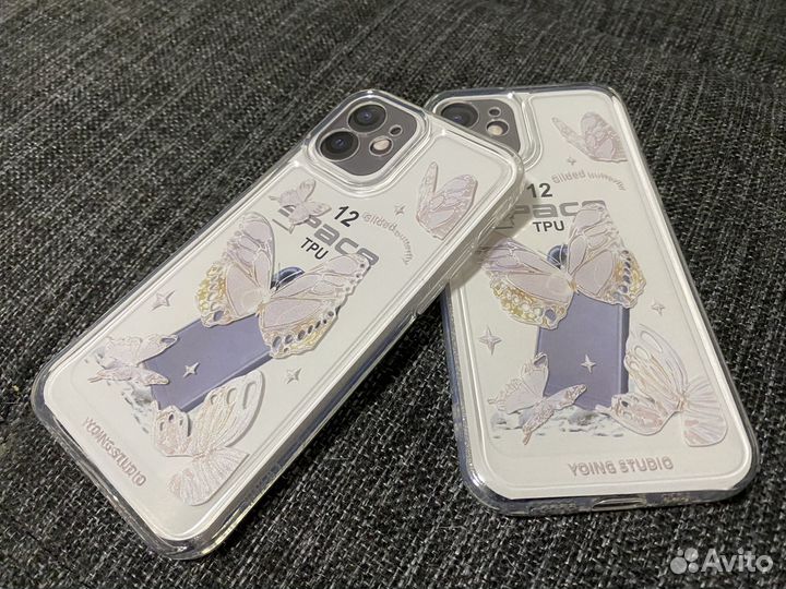 Чехол на iPhone 12 прозрачный