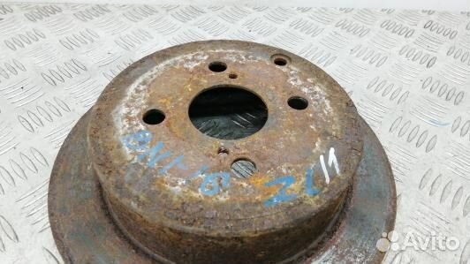 Диск тормозной задний toyota corolla E12 (BNI16LR0