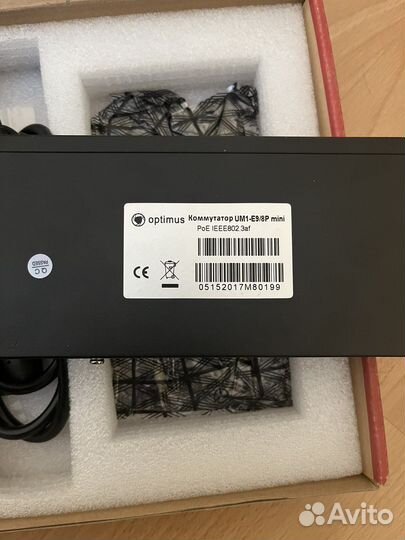 Optimus Коммутатор UM1-E9/8P mini PoE