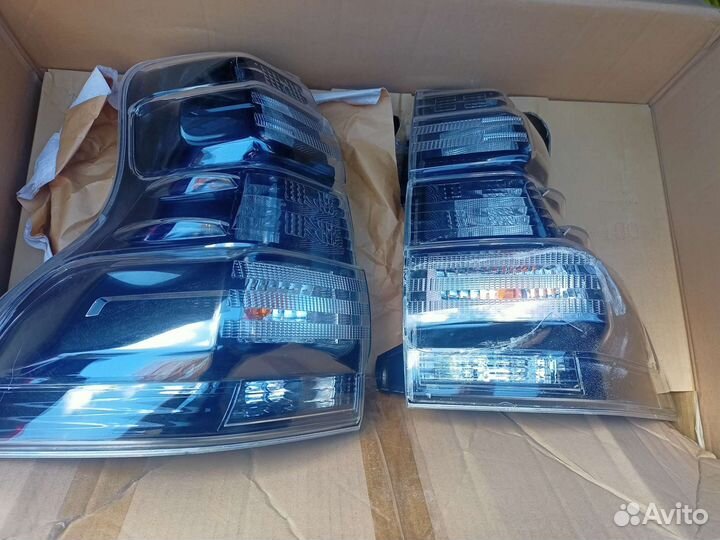Фонари задние тайота Прадо 150 прозрач. Оригинал