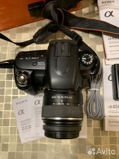 Зеркальный фотоаппарат sony А450