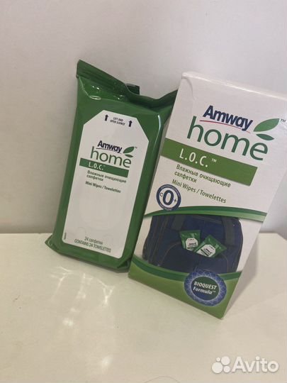 Amway L.O.C. Влажные очищающие салфетки