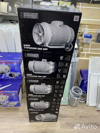 Вентилятор канальный typhoon, 2скор., D200, ERA