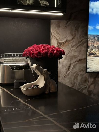 Бегемотик конфетница, ключница