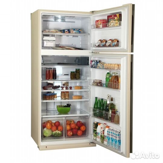 Холодильник Sharp SJ-XE55pmbe бежевый