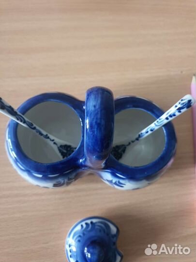 Набор для специй гжель