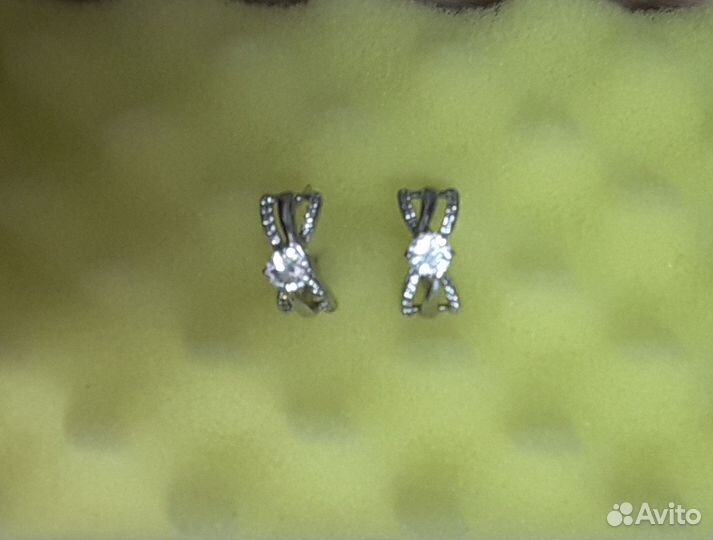 Серьги серебро
