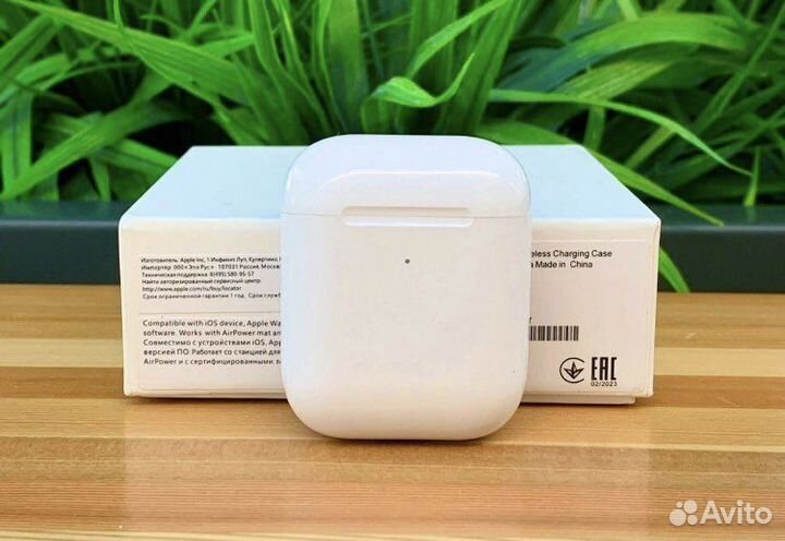 AirPods 2 + чехол