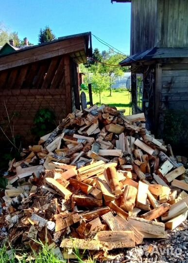 Дрова колотые Береза