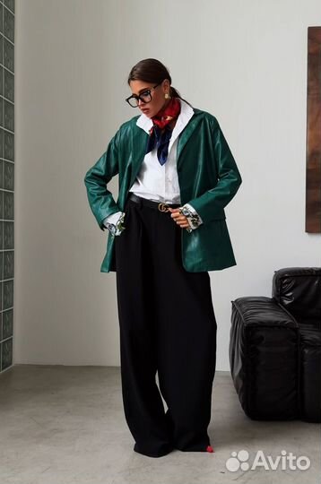 Пиджак базовый и рубашка gucci