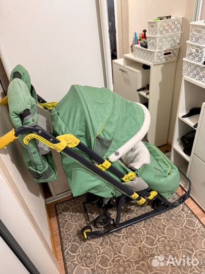 Санки коляска ника kids