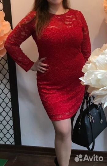 Платье ажурное