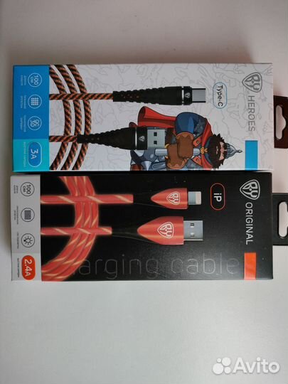 Новый кабель для быстрой зарядки type-c и iPhon