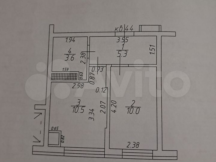 1-к. квартира, 30 м², 5/9 эт.