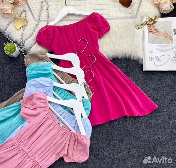 Детские платья из муслина новые