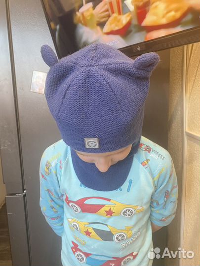 Шапка шлем зимний