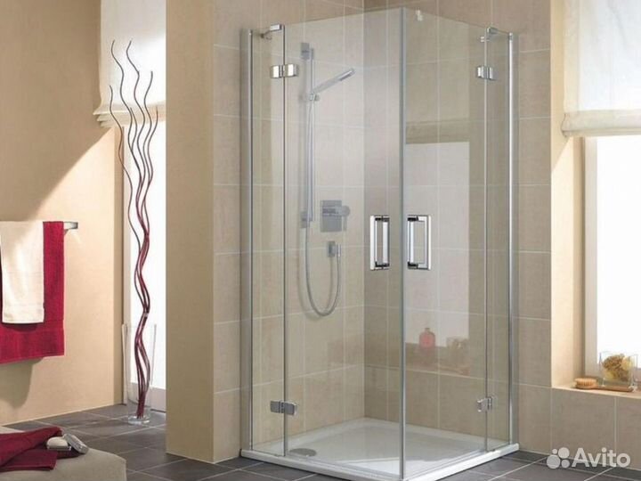 Душевая из стекла под ключ