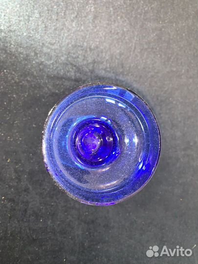 Подсвечник бокал Лебедь стекло