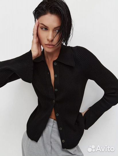 Кардиган на пуговицах