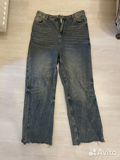 Джинсы синие y2k