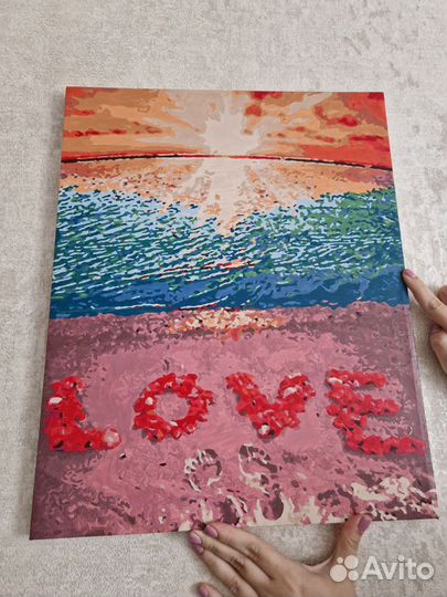 Картина по номерам уже раскрашенная