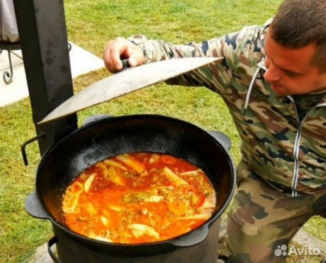 Казан чугунный узбекский