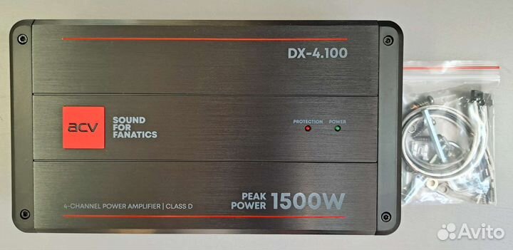 Автомобильный цифровой усилитель ACV DX 4.100