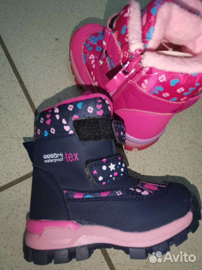Сапоги девочка новые зимние мембрана 23