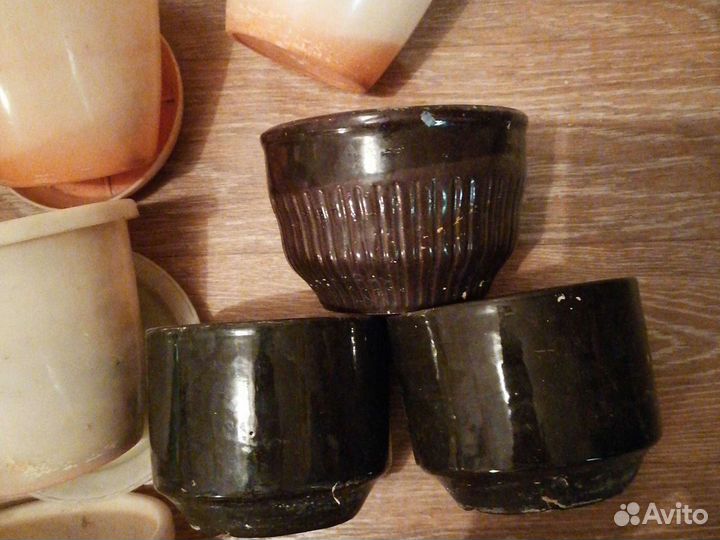 Горшки цветочные14 шт