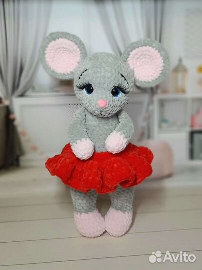 Мягкая игрушка мышка ручная работа