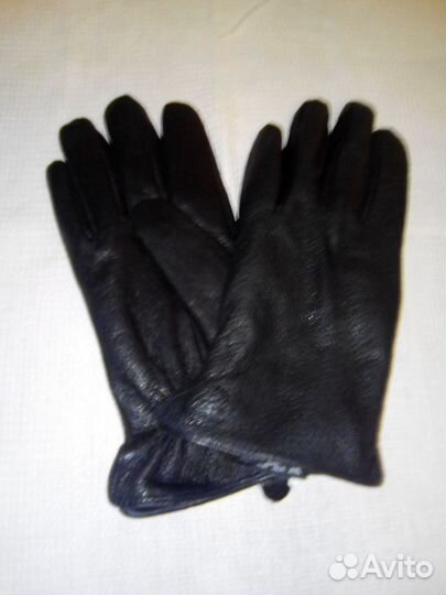 Перчатки мужские и варежки жен. кожаные, разные