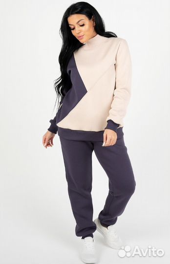 Спортивный костюм женский теплый 48-52р