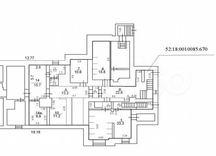 Свободного назначения, 170 м²