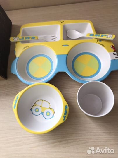 Детская бамбуковая посуда