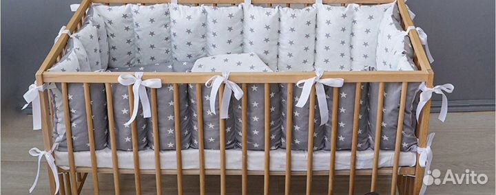 Бортики в детскую кроватку