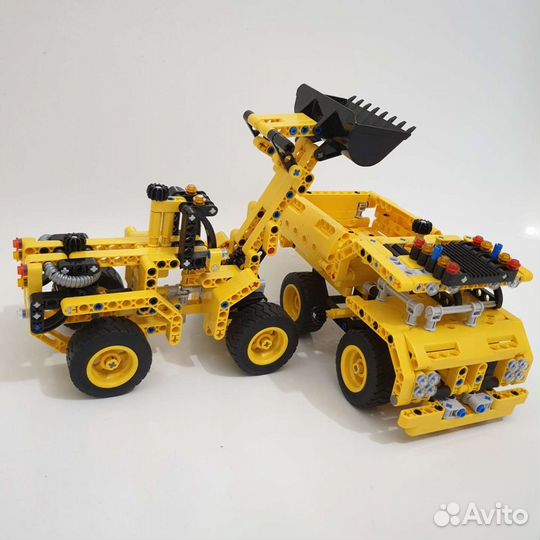 Lego Technic самосвал и погрузчик