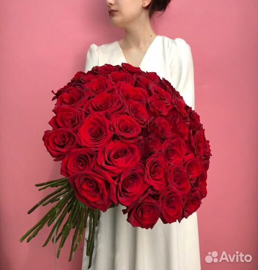 Розы высокие