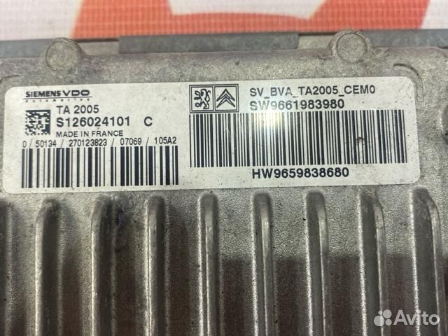 Блок управления АКПП Citroen C4 хэтчбек TU5JP4