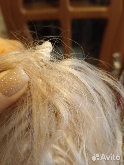 Хвост из натуральных волос