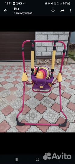 Детская качелька подвесная