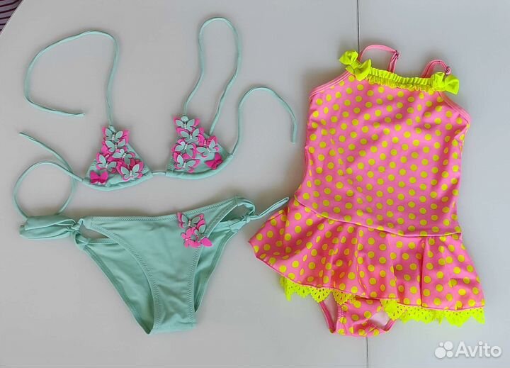 Купальники, головные уборы лето девочкам