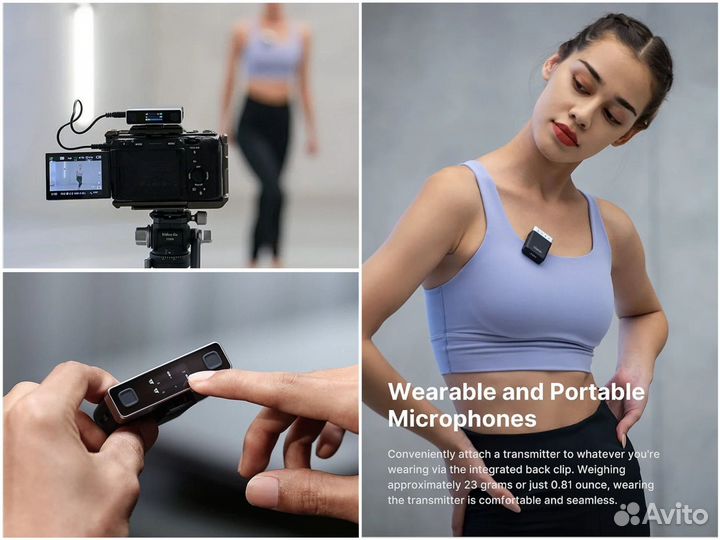 Беспроводной петличный микрофон Ulanzi U-Mic AM18