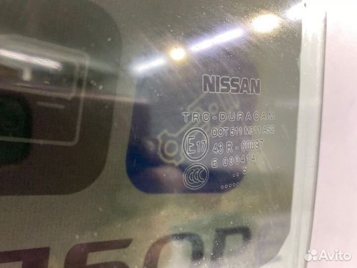 Стекло двери заднее левое Nissan Almera G15