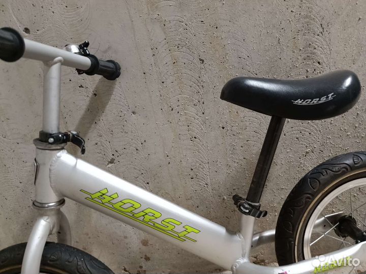 Беговел Horst Alloy, серебристый