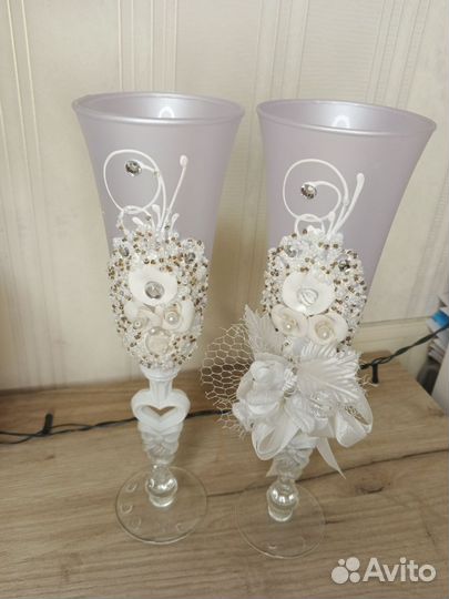 Свадебные бокалы 2шт